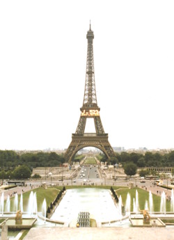 Eiffel Tower, with the countdown to the Millenium